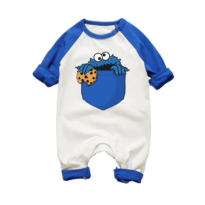 cookie monster romper