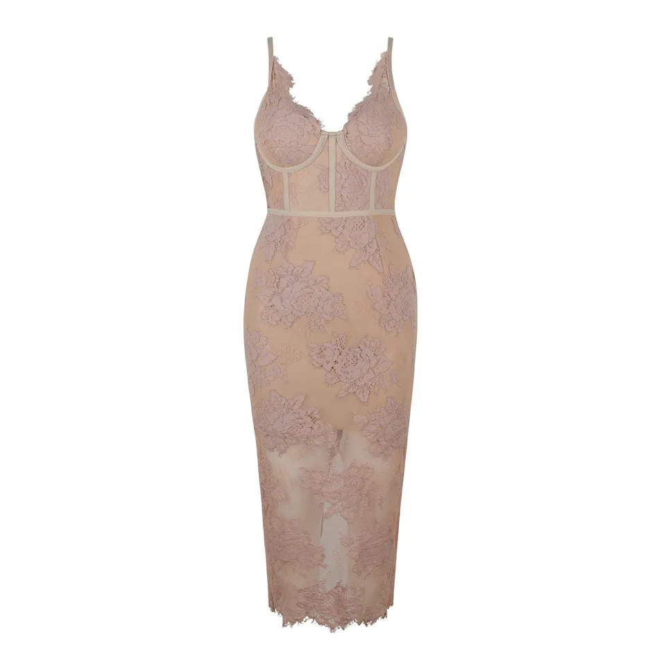 2018 Summer Bandage Dresses Black Bodycon Evening Party Sexy Club Celebrity Fashion Sleeveless Hollow Out Women Dresses