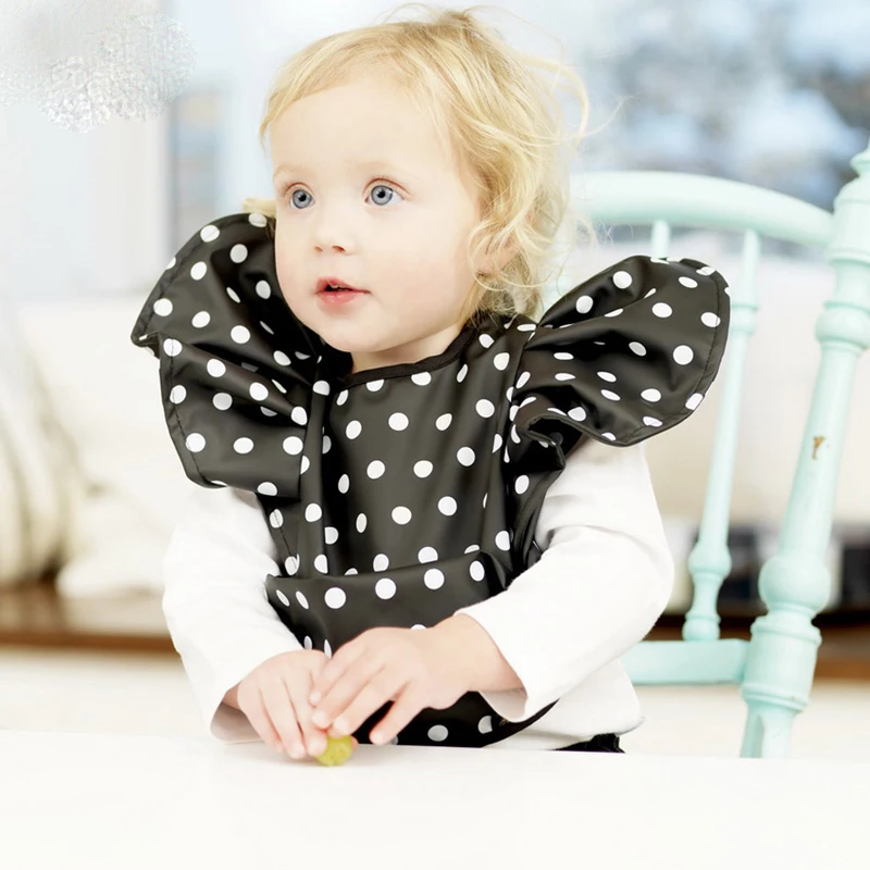 

Baby bib Rice pocket with waterproof fabric fashion for baby Waterproof Lunch Bibs YYT156-YYT158