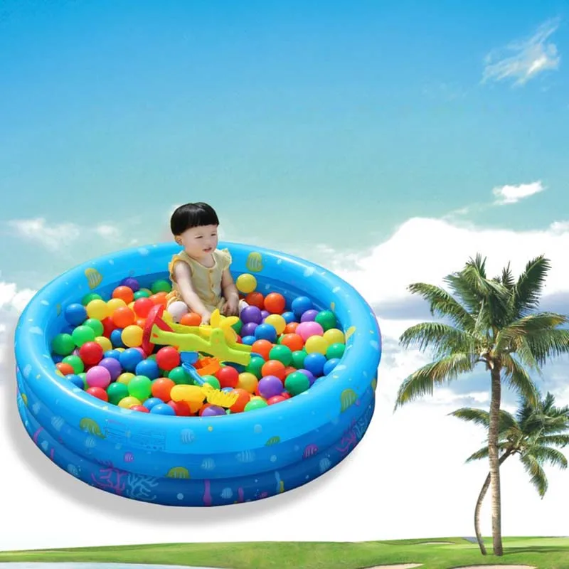 

Amusing Cartoon Portable Pool Bathtub Circular Inflatable Foldable Safety Pool Cushion Gift Outdoor Bathing Pool for Kids Baby