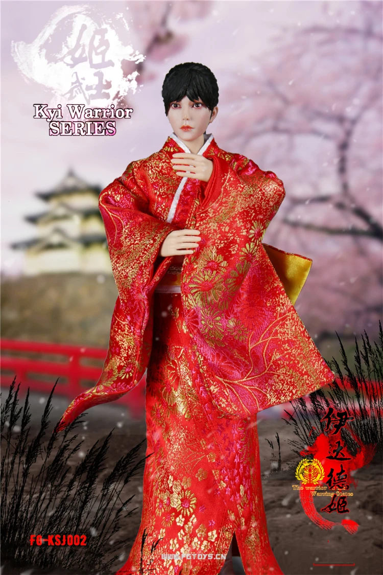 Коллекционный костюм воина японских женщин, FG-KSJ001 1/6 года/FG-KSJ002 воюющих штатов-Sanada xu Kyi/Tokuhime модель без тела