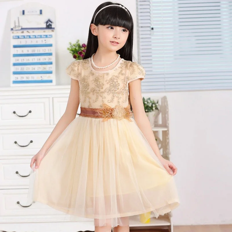 Gadis Kecil Putri Tulle Gaun Musim Panas Anak Anak Pakaian