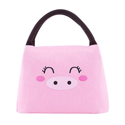 Pink Lunch Bag Mihawk Оксфорд теплоизоляционные сумки для ланча мультфильм Водонепроницаемая заморозка для льда мешок Эко Путешествия пикника еда коробка свежая поставка - Цвет: Pink Lunch Bag