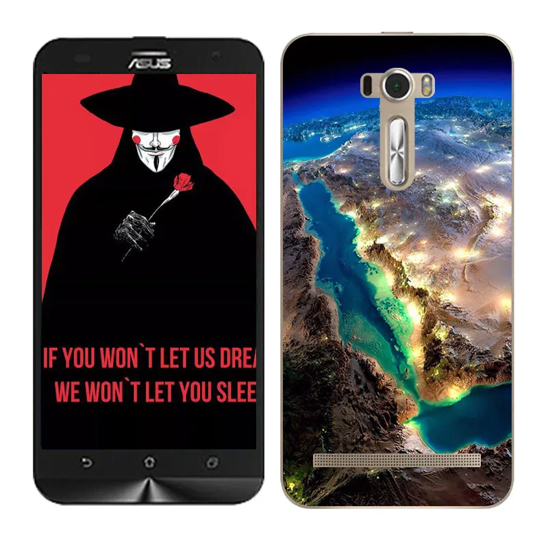 Для Asus Zenfone 2 Laser ZE550KL ZE551KL окрашенный космонавт чехол для телефона силиконовый задний Чехол для Asus ZE550KL Мягкий ТПУ чехол s - Цвет: 04