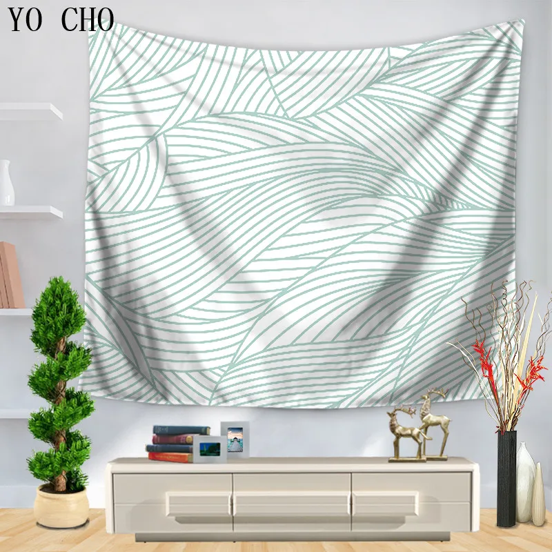 

YO CHO 3d Polyester Zebra Crosing Fingerprint Tapestry Distictive Home Decor Wall Hanging Tapestries Boho Beach Towel Yoga Mat