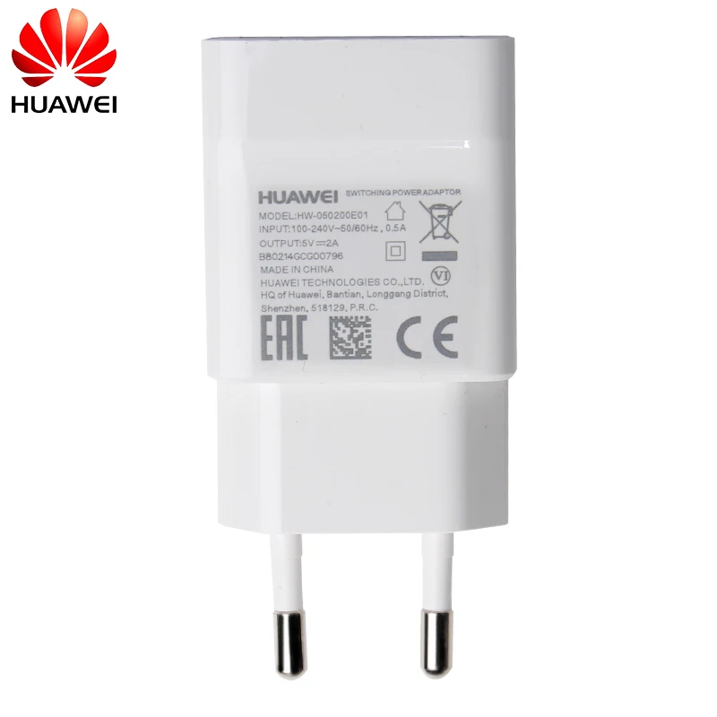 Оригинальное зарядное устройство huawei, 5 В/2 А, 9 В/2 А, USB, быстрая зарядка для huawei P8 P9 Plus Lite Honor 8 9 Mate10 Nova 2 2i 3 3i, зарядное устройство