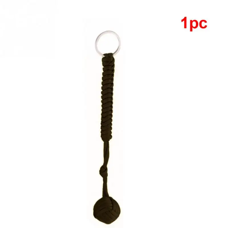 

Steel Ball Outdoor Security Bearing Self-Defense Lanyard Survival Tool Keychain Multi-Function Keyring