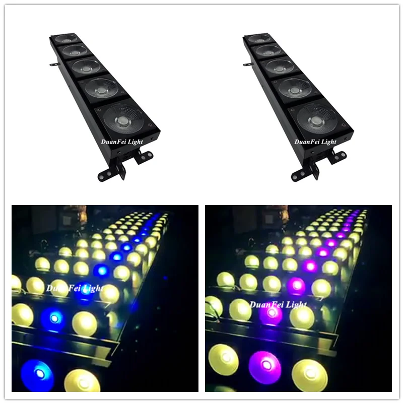 СВЕТОДИОДНЫЙ Осветитель RGB 5x30 Вт осветительный прибор dmx сменный цвет COB