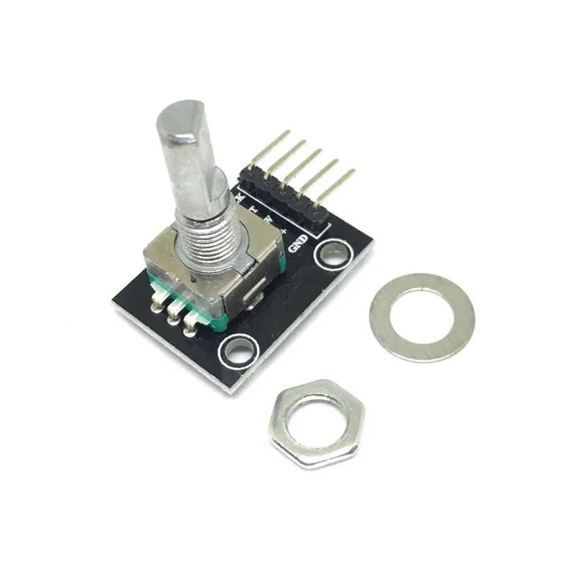 

1PCS 360 Degree Rotation Encoder Potentiometer Module For Arduino Free Shipping