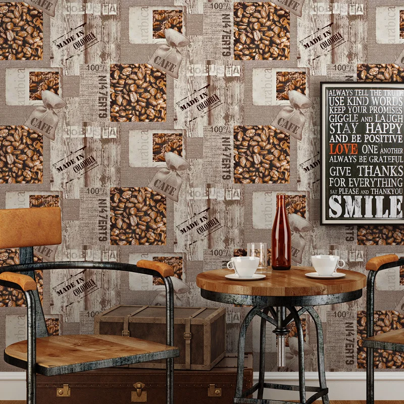 

wall paper. Pune British retro nostalgic khaki wallpaper paved study restaurant Cafe backdrop wallpaper shipping