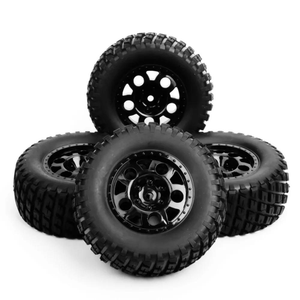 1 10 Scale font b RC b font Short Course Truck Tire Wheel For TRAXXAS SlASH