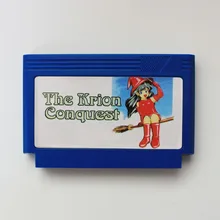 The krion conquest 60 Pins Game Card For 8 Bit D99 Game Player