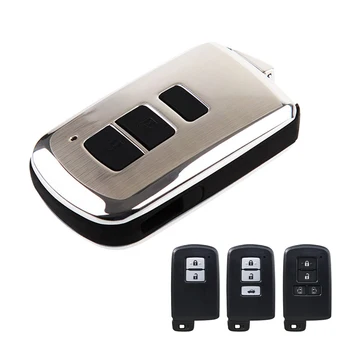 

Car Smart Key Case Cover For Toyota Crown Camry Matrix Yaris RAV4 Avalon M9 Car Styling 2/3/4 Button Smart Keys Refit Key Pack