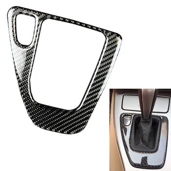 

1X Left Hand Drive Carbon Fiber Gear Shift Control Panel Cover Sticker Trim for BMW E90 E92 E93 3 Series Interior 325i 328i 335i