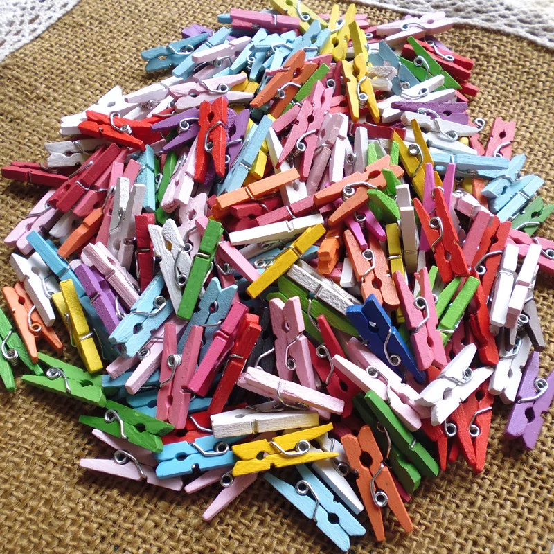 50 шт. деревянные зажимы для фотографий длина 2 5 см|wooden clips|decorative clipsclip office |