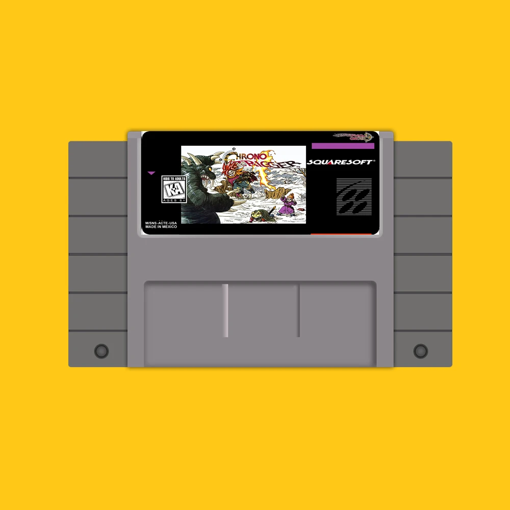

Chrono Trigger Save File 16 bit Big Gray Game Card For USA NTSC Game Player