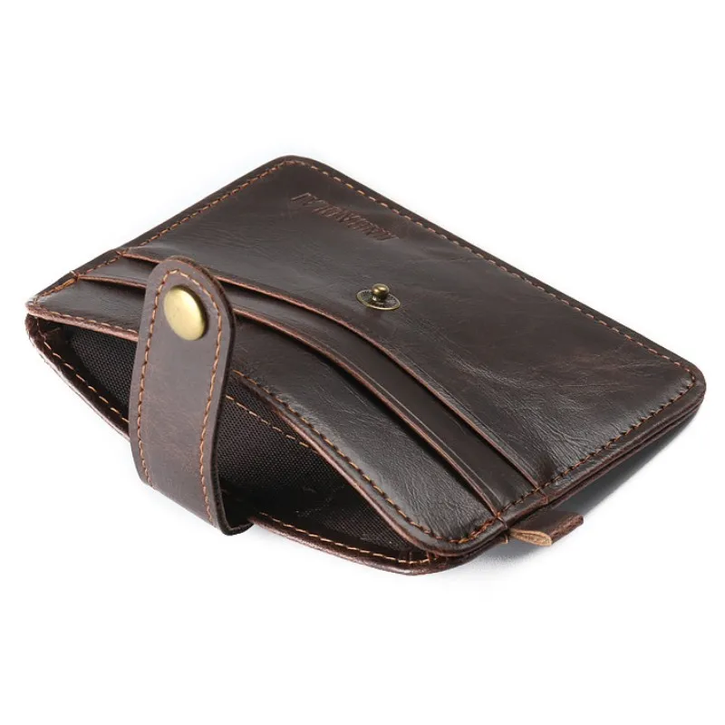 

Slim Men's Wallets Mini Purses Credit Card Holder Card bag Coin Purse Artificial Leather Card Case women bag Vintage Boy Gift
