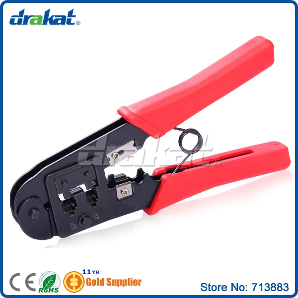 Telecom RJ11 RJ12 (6P6C/6P4C/4P4C/4P2C) инструмент для обжима|rj11 rj12|rj12 crimping tooltelecom tools |