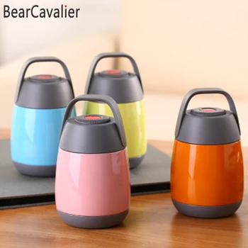 

BearCavalier Thermos Food Flask Thermal Bottle Insulated Food Container Thermos Bottle for Food Soup Vacuum