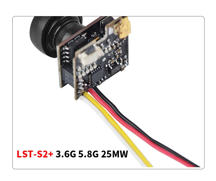 LST-S2+ 5,8G 25MW 40CH 800TVL передатчик FPV AIO микро камера FPV камера с OSD запчасти