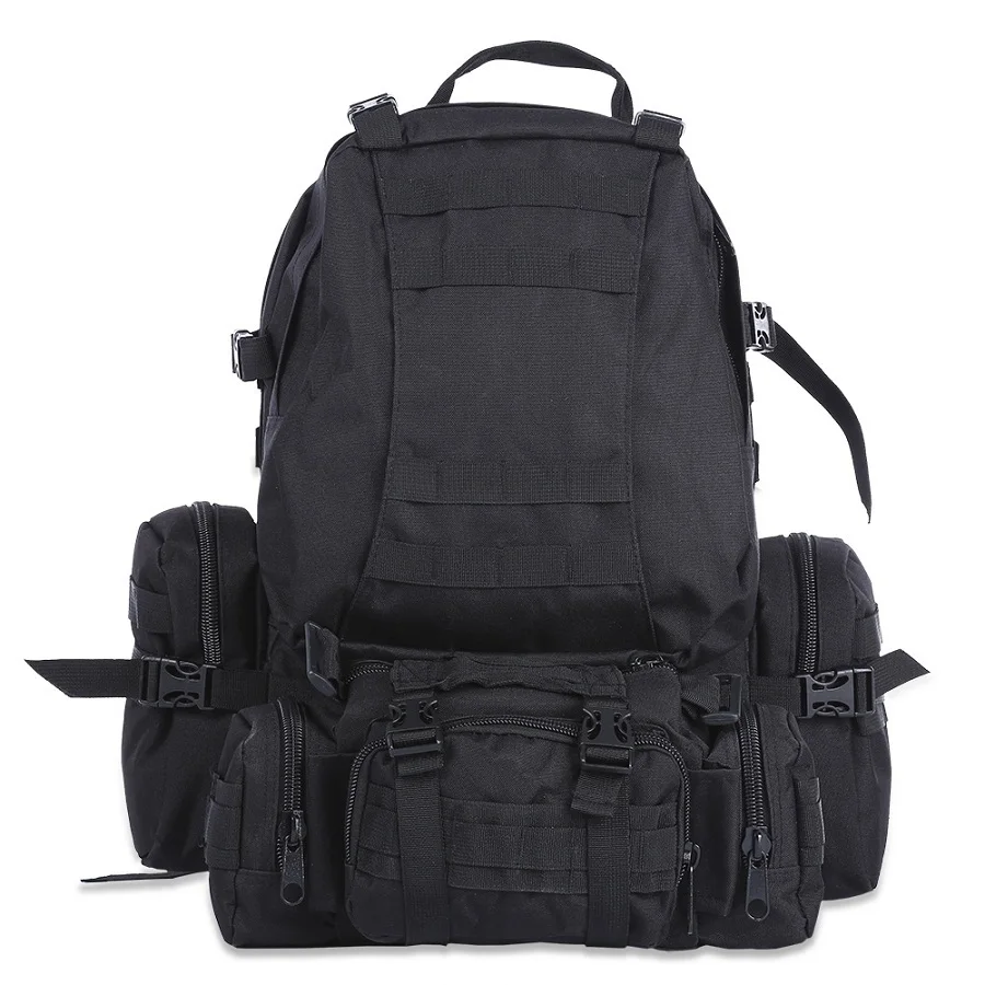 Military Tactical Backpack 50L Multifunctional Outdoor Backpack Molle Bag Camping Climbing Hiking Backpack Camouflage Sport Bags