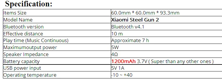 Xiaomi Bluetooth динамик Cannon 2 II портативный беспроводной динамик для iPhone iPad samsung смартфонов