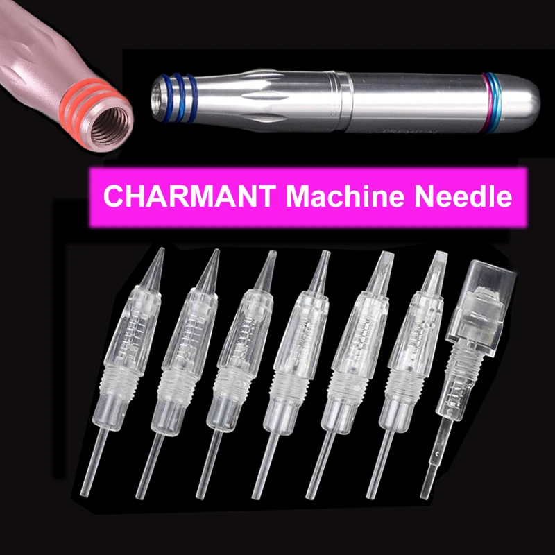 

50pcs/lot Disposable 8mm 12Pin Screw Tattoo Needles Cartridges For Charmant Liberty Permanent Microblading Microneedling Makeup