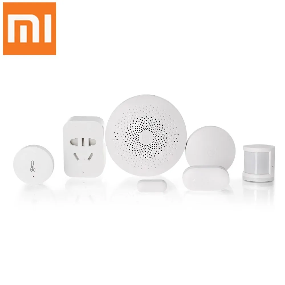  Original Xiaomi 6 in 1 mijia Smart Home Aqara Security Set Gateway Remote Control Window Door Senso