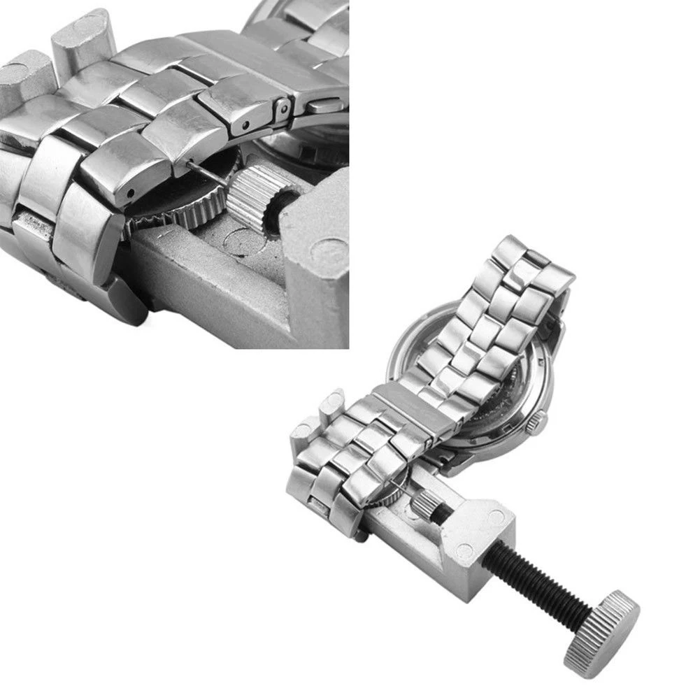 Металл устройство для удаления звеньев комплект Настройщик часы ремешок Браслет Запчасти Ремонт Tool Kit дропшиппинг