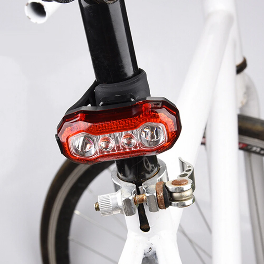 Велосипедный задний светильник 5 режимов 150LM 4 светодиода велосипедный светильник USB Перезаряжаемый велосипедный фонарь задний светильник s велосипедный светильник