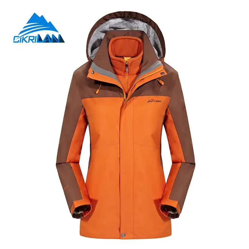 

Winter Outdoor Sport Hiking Camping Ski Waterproof Jacket Women Windbreaker Snowboard Climbing Coat Fleece Liner Casaco Feminino