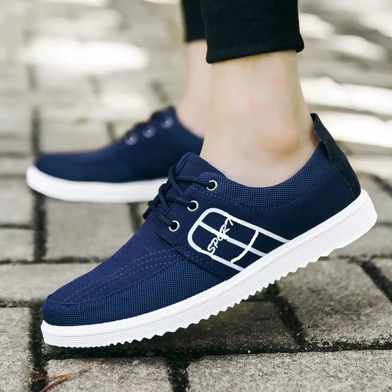 Men Casual Shoes 2019 Canvas Shoes Men Breathable Casual Canvas Men Shoes Walking Men Shoes Chaussure Homme Factory  SD-03