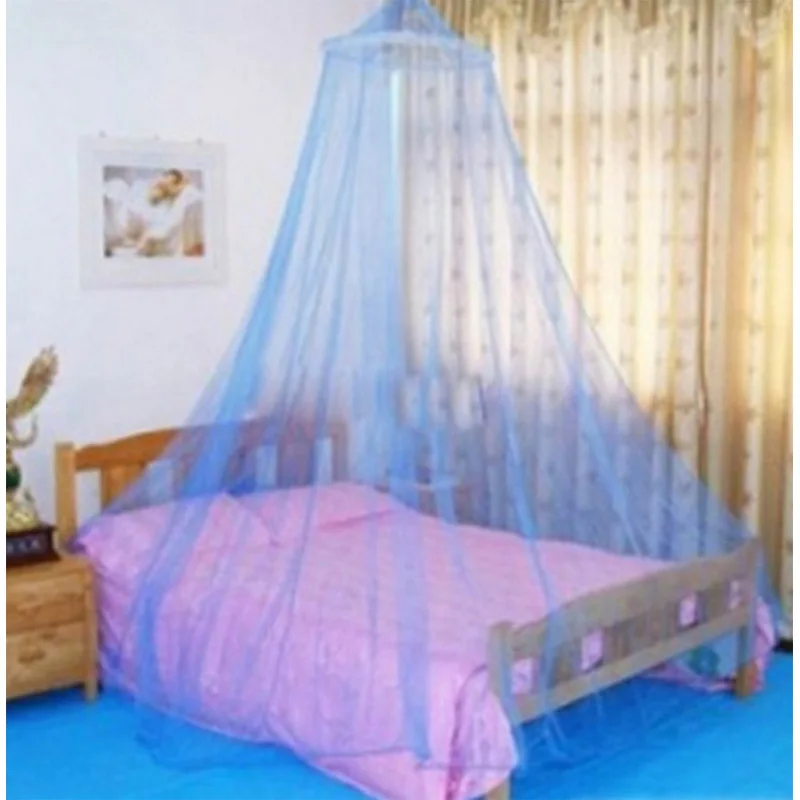 Многоцветная подвесная занавеска для детей, детские постельные принадлежности, купольная кровать, балдахин, хлопок, москитная сетка, покрывало на кровать, занавеска для детей, для чтения, игры - Цвет: 01 Blue