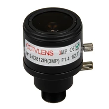 3MP F1.4 1/2.7″ 2.8-12mm M12 Mount CCTV Manual Varifocal Lens Fixed-IRIS