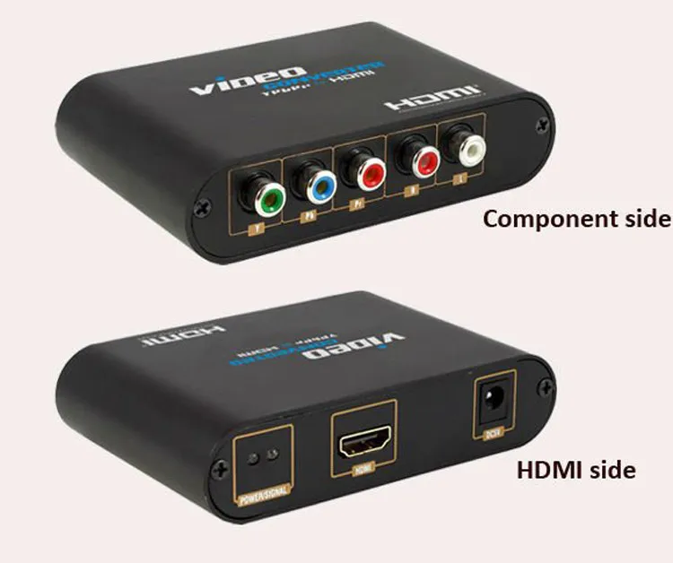 Новый компонент HD видео YPbPr и аудио R/L к HDMI конвертер 1080 P с цветная Розничная упаковка посылка