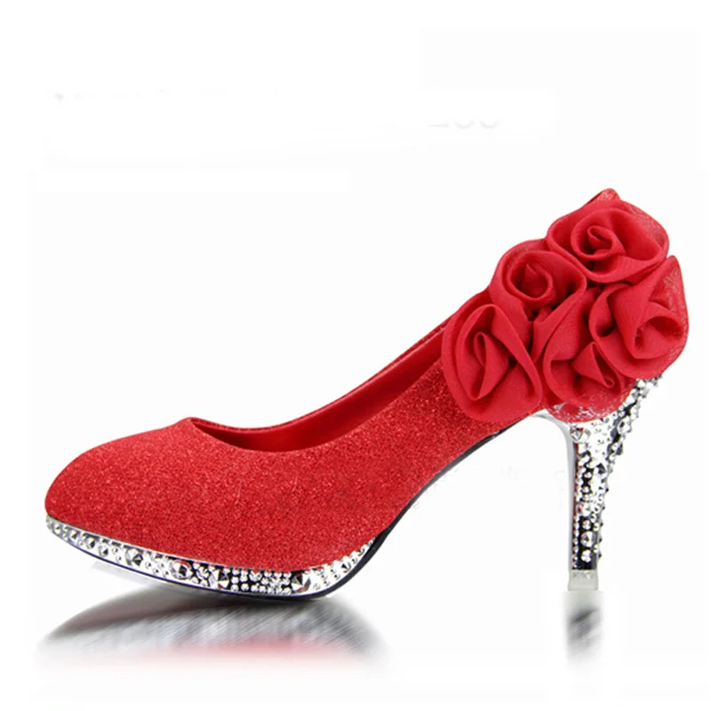 2019 Brand Women Wedding Shoes Red Bottoms Platform Wedge High