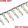 200pcs/lot Big 4P 4D IDE Terminals Connector Male Needle For PC Computer ATX IDE Power Connector Female Shell ► Photo 1/3
