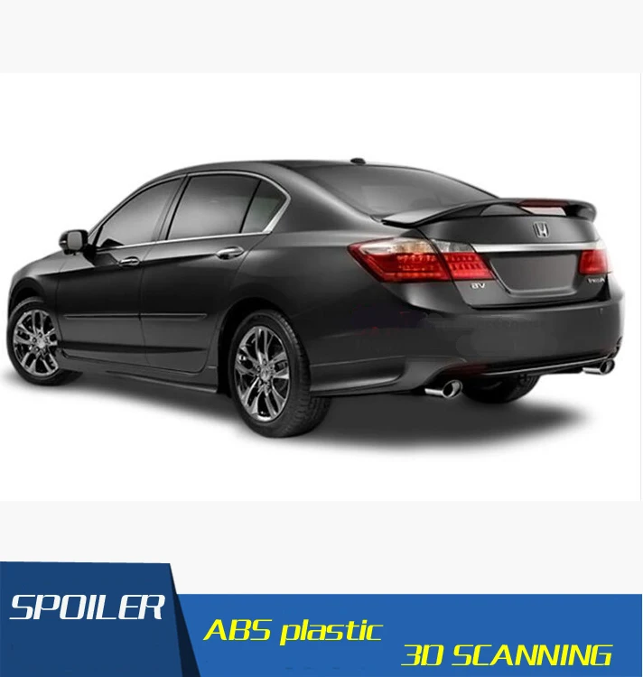 

For Honda Accord Spoiler High Quality ABS Material Car Rear Wing Primer Color Rear Spoiler For Honda Accord Spoiler 2014-2015