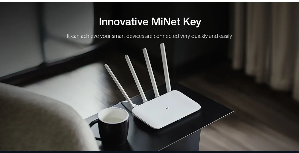 Xiaomi Mi Router 4 Wireless Dual Band 1167Mbps 2.4 / 5GHz 