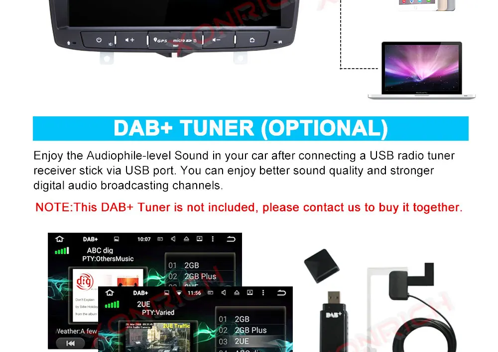 Top Autoradio 1 din Android 9.0  Car DVD GPS For Lada Vesta 2015-2018 Automotive Multimedia Player DSP WIFI Navi OBD 18