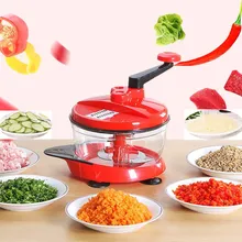 2.5L большой емкости многофункциональный измельчитель мяса Быстрый измельчитель наполнения инструмент обработки PP и нержавеющей стали Прямая поставка