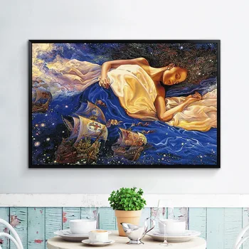 

CAMMITEVER Diy 5D Diamond Painting Art Sleeping Beauty Rhinestone Mosaic Decor Crafts Diamond Embroidery