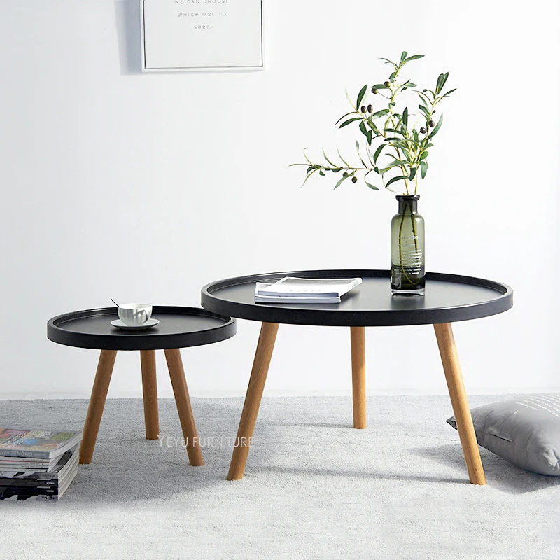 Us 198 0 Modern Design Solid Wooden Small High Low Side Table Living Room Sofa Corner Tea Coffee Fashion Loft Tray In Us 198 0 Modern Design Solid Wooden Small High Low Side Table Living Room Sofa Corner Tea Coffee Fashion Loft Tray In