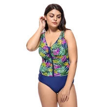 Брендовый сексуальный женский цельный купальник большого размера в горошек и однотонный лоскутный купальник Женская летняя сумка для пляжа одежда купальный костюм без проволоки