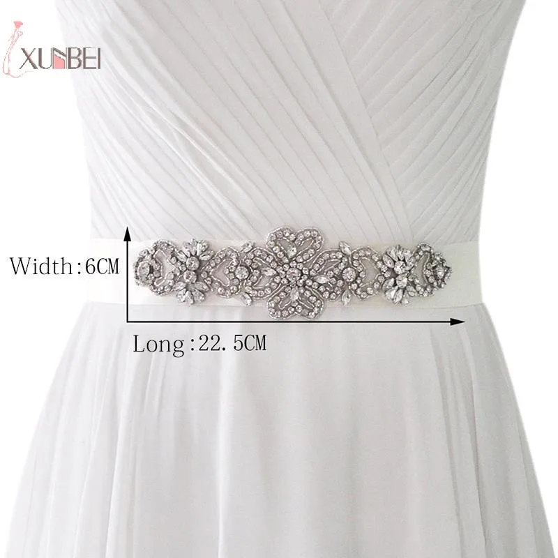 

Women's Rhinestones Handmade Belt Wedding Dress Belt Accessories Marriage Bridal Sashes Can Customize Any Size