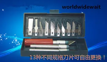 

13pcs Carve Knife Knives For Model Making & Paper-cut & Circuit Board Repair