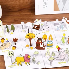 DIY kawaii мультяшный конверт с поздравительной открыткой праздничная открытка для сообщения на день рождения Рождество ЛОМО Подарочная открытка