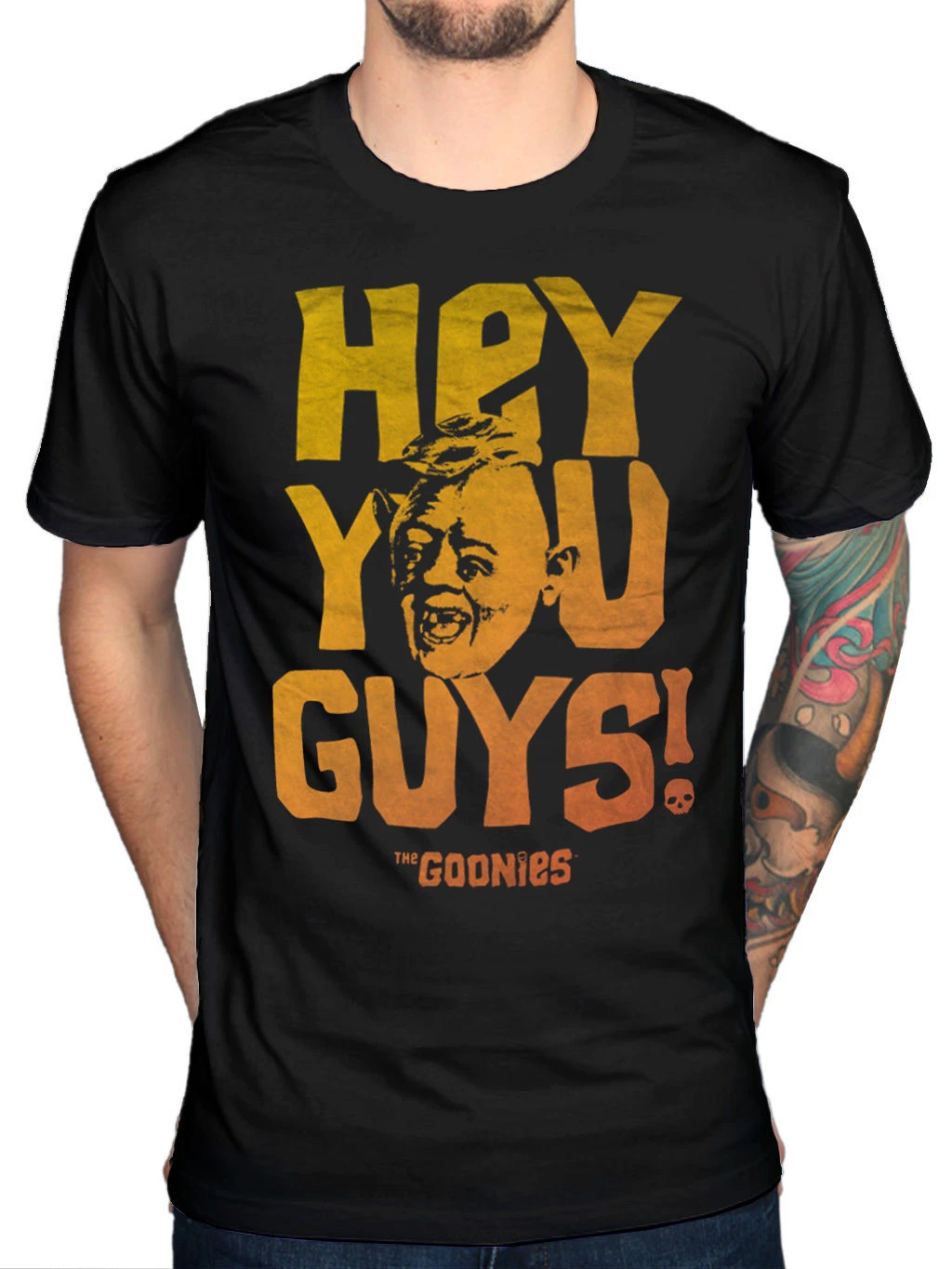Official The Goonies Sloth Hey You Guys Distressed Retro T Shirt Movie Design T Shirt Men S High Quality Selling Aliexpress
