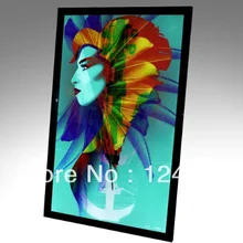 Swingsnaps легко защелкивается-открыть со светодиодной подсветкой черный подвесной светильник Цвет лайтбокс рамка a1 Размеры