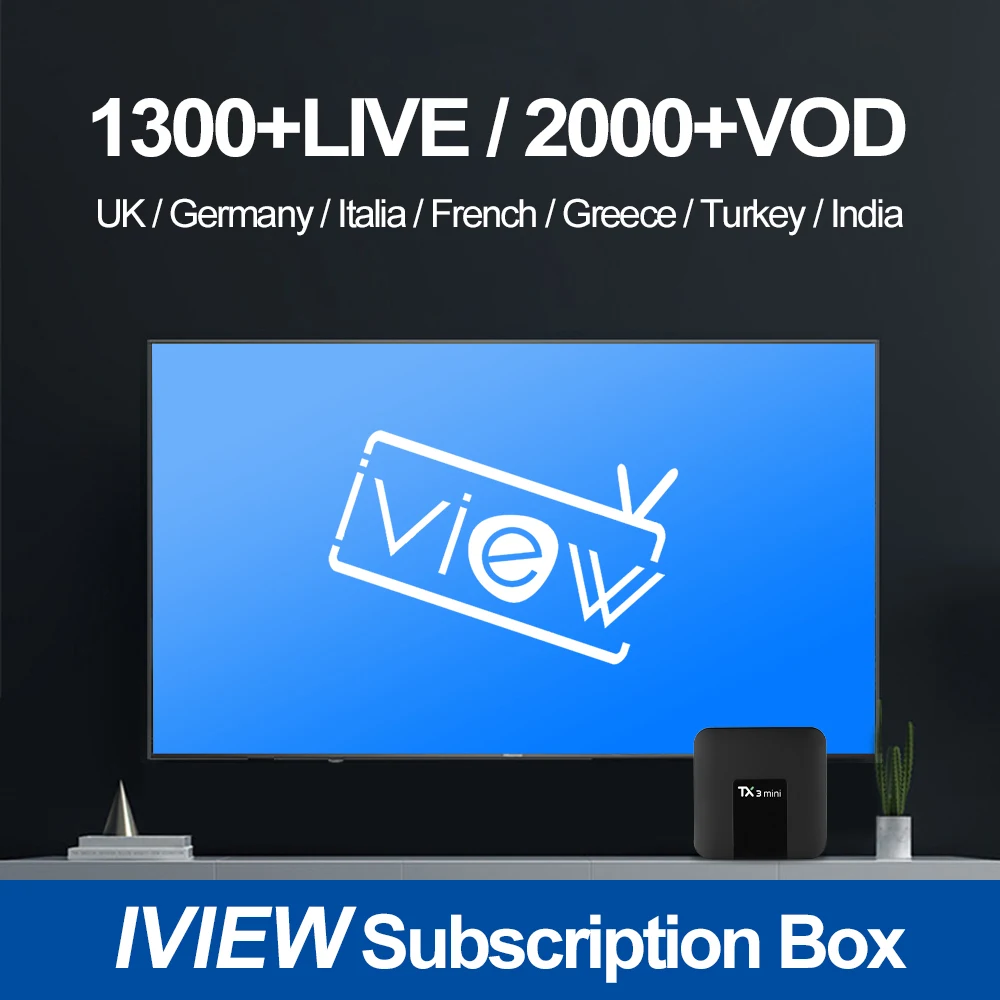 

TVpao iview HD subscription Most stable IPTV UK Germany USA Cypus Greece Live/VOD 2000+channels Free trail on Android Box